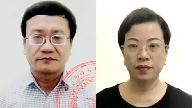 Ông Nguyễn Quang Vinh và bà Diệp Thị Hồng Liên