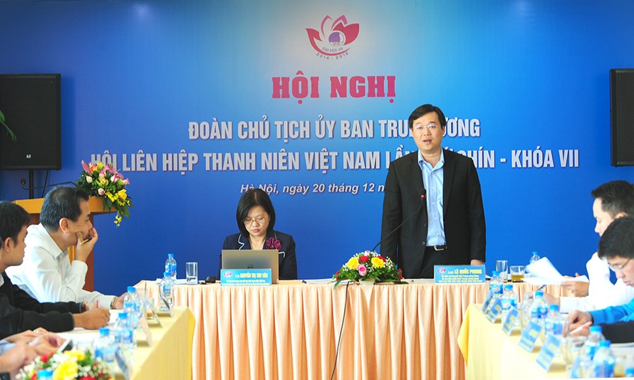 Ngày 20/12, tại Hà Nội, T.Ư Hội Liên hiệp Thanh niên Việt Nam tổ chức Hội nghị Đoàn Chủ tịch Uỷ ban T.Ư Hội lần thứ chín - khoá VII.