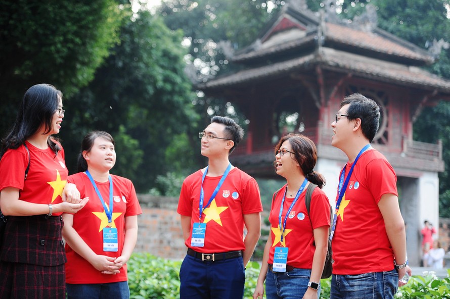 177 đại biểu chính thức tham dự Diễn đàn Trí thức trẻ Việt Nam lần thứ IV, năm 2021. Ảnh: DƯƠNG TRIỀU