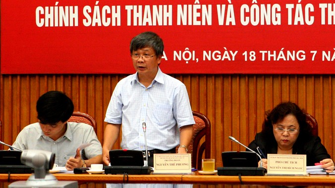 Thứ trưởng Bộ Kế hoạch và Đầu tư Nguyễn Thế Phương phát biểu tại Hội nghị