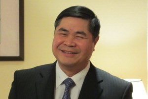 Đại sứ đặc mệnh toàn quyền Việt Nam tại Nhật Bản Đoàn Xuân Hưng. (Ảnh: Thanh Tùng-Minh Sơn/Vietnam+)