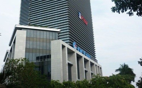 Trụ sở Tập đoàn Dầu khí Quốc gia Việt Nam (Petro Vietnam) tại Hà Nội.