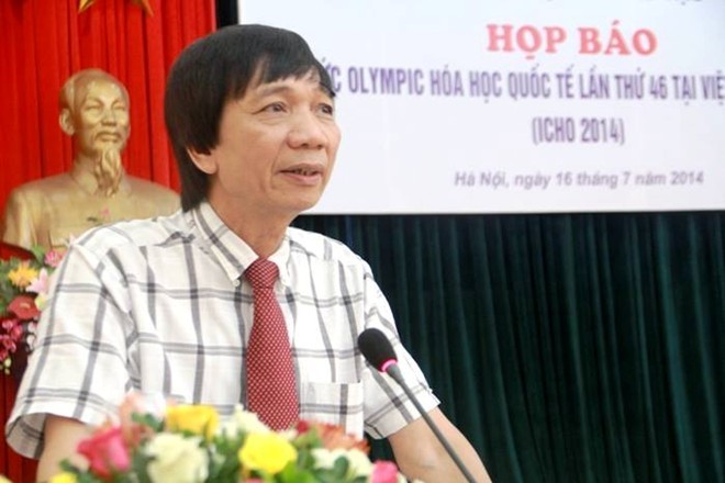 PGS Bùi Duy Cam - Trương ban tổ chức cuộc thi Olympic Hóa học quốc tế 2014. 