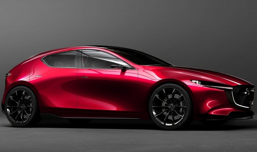 Mẫu hatchback Mazda 3 2019 thế hệ mới được thiết kế dựa trên concept KAI.