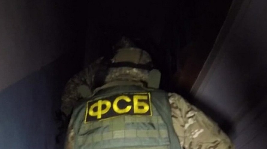 Các đặc vụ FSB trong một cuộc vây bắt.
