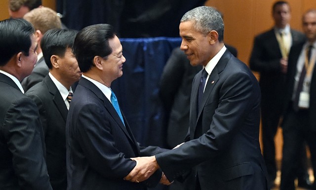 Thủ tướng Nguyễn Tấn Dũng gặp Tổng thống Barack Obama. Ảnh: Chinhphu.vn