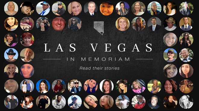 Hình ảnh 58 nạn nhân vụ thảm sát ở Las Vegas.