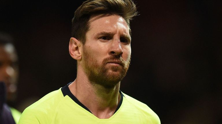 Barca để dành Lionel Messi cho trận tái đấu M.U