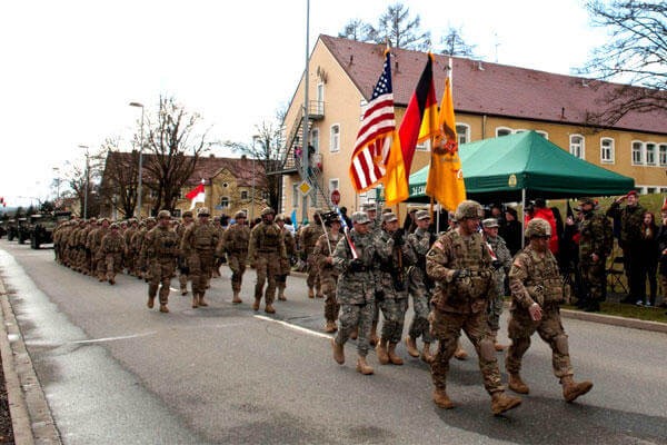 Lính Mỹ đồn trú ở Vilseck, Đức Ảnh: military.com