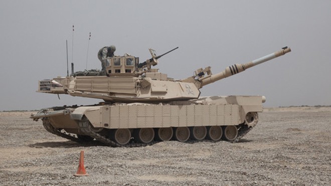 Một xe tăng M1A2 của quân đội Mỹ tại Iraq. Ảnh: Dmitry Shulgin.