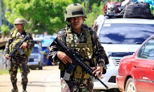 Binh lính Philippines. Ảnh: Reuters