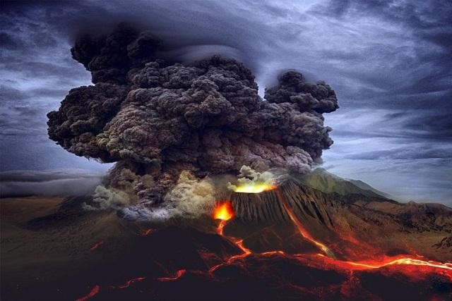Núi lửa ở Siberia đã khơi mào cho sự kiện tuyệt chủng hàng loạt lớn nhất thế giới cách đây 250 triệu năm trước. Ảnh Scitech Daily