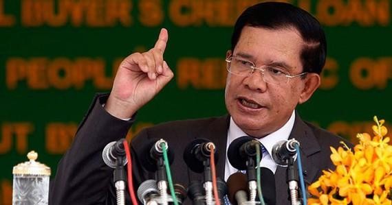 Thủ tướng Campuchia Hun Sen. Ảnh: cambodiadaily.com