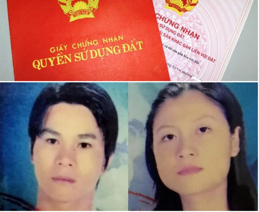 Vợ chồng Nam, Hoa (ảnh dưới) gian dối từ hồ sơ giả để có sổ đỏ thật 