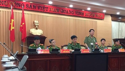 Công an Hà Nội thông báo kết quả điều tra vụ 2 Luật sư bị hành hung. Ảnh: LD