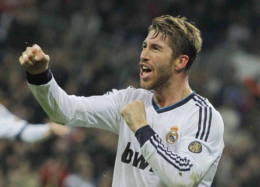 Ramos cán mốc 500 trận cho Real Madrid.