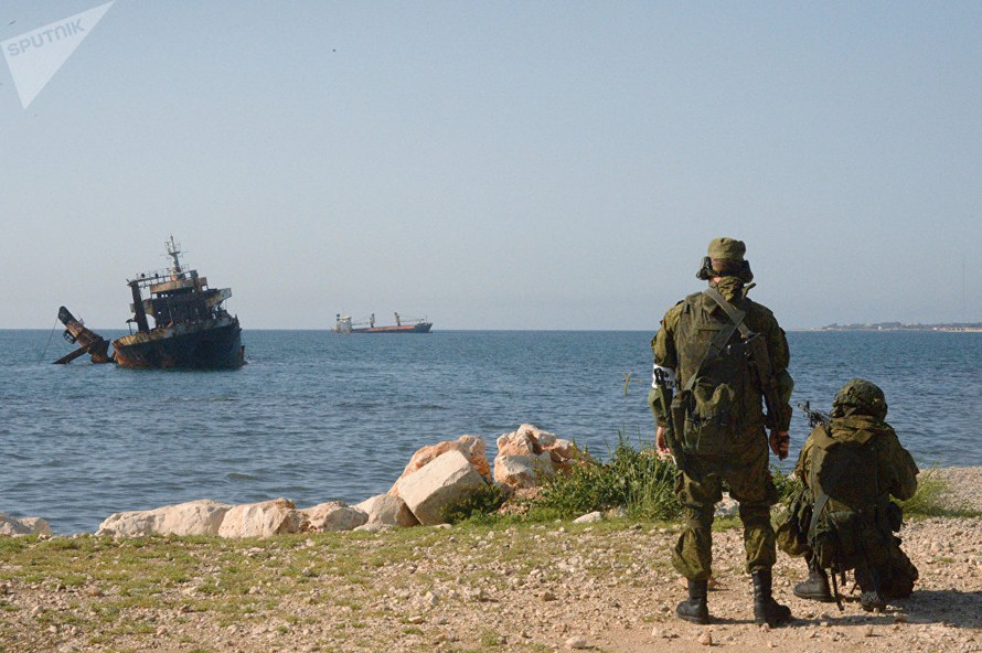 Cuộc tập trận diễn ra tại cảng quân sự Tartus nằm ở phía tây Syria.