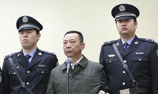 Lưu Hán tại phiên toà xét xử ngày 31/3.