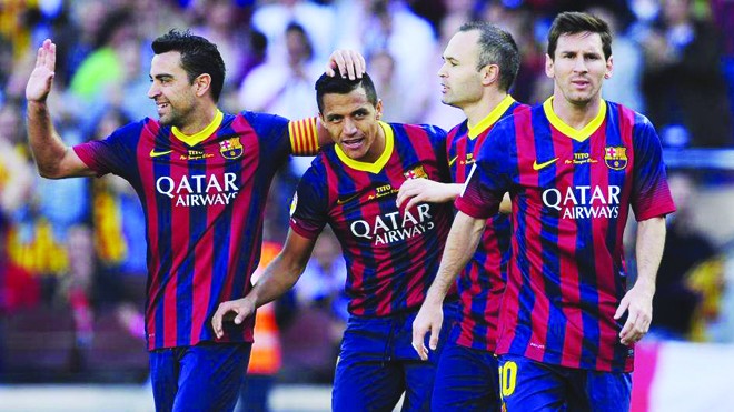  Cơ hội vô địch La Liga bỗng trong tay Messi và đồng đội. Ảnh: AP