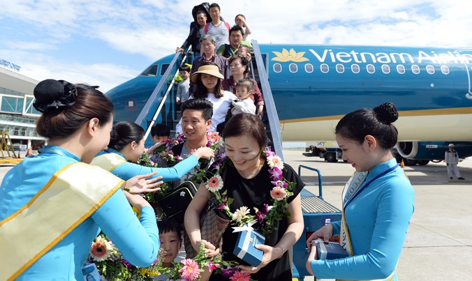 Vietnam Airlines đạt 10 nghìn chuyến bay quốc tế tại Đà Nẵng
