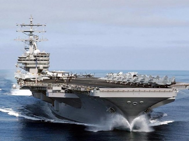 Tàu sân bay hạt nhân USS Nimitz của Mỹ sắp có mặt ở Thái Bình Dương. Ảnh: GETTY IMAGES.