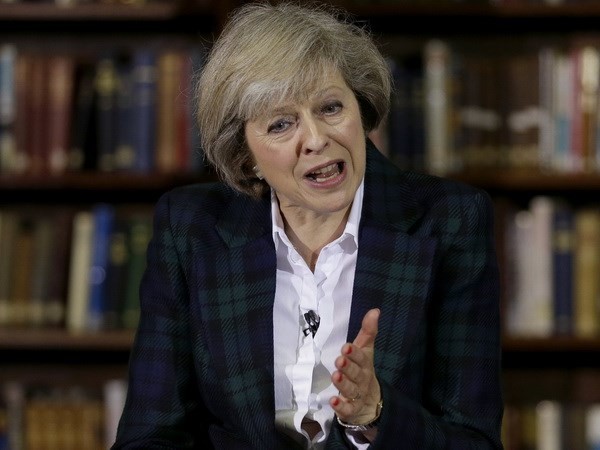 Bộ trưởng Nội vụ Anh Theresa May. (Nguồn: AP)