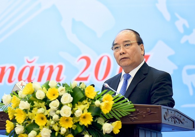 Thủ tướng Chính phủ Nguyễn Xuân Phúc tại hội nghị.