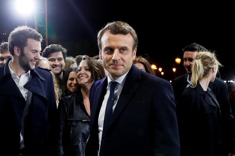 Tổng thống Pháp đắc cử Emmanuel Macron mang lại hy vọng mới cho châu Âu. Ảnh: Reuters