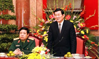 Chủ tịch nước Trương Tấn Sang: 'Mãi mãi là sao sáng dẫn đường'