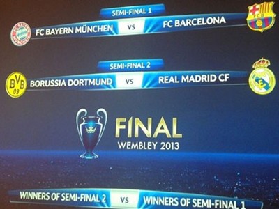 UEFA cố ý dàn xếp vòng bán kết Champions League?