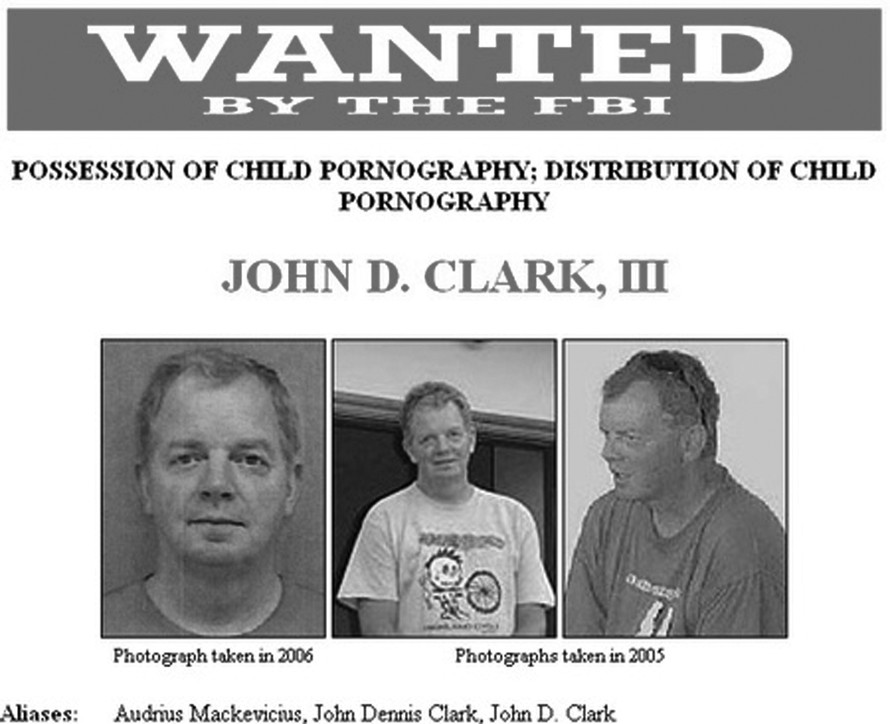 John D. Clark trên trang chủ của FBI