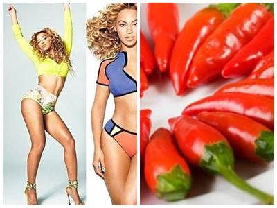 Beyonce chia sẻ bí quyết giảm béo bằng ớt