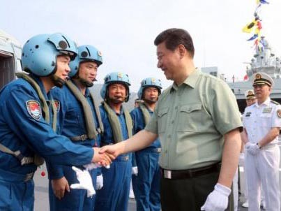 Chủ tịch Trung Quốc Tập Cận Bình đến thăm quân cảng Tam Á