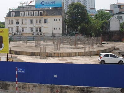 Khó xử lý dự án đất vàng nội đô Hà Nội bỏ hoang