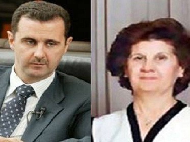 Bà Anisa Makhluf và Tổng thống Syria Bashar al Assad