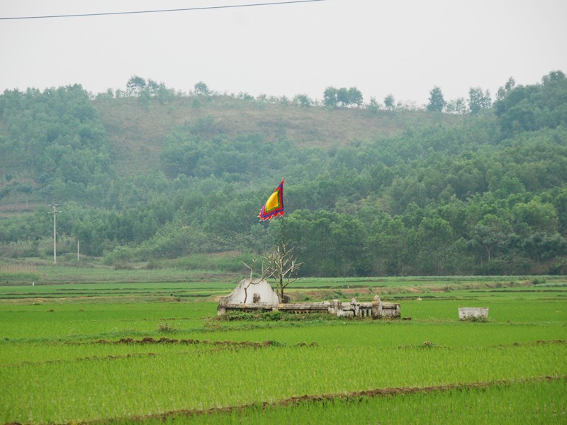 Mộ Thành tổ Triết Vương Trịnh Tùng tại làng Sáo Sơn, Thanh Hóa. Ảnh: Xuân Ba