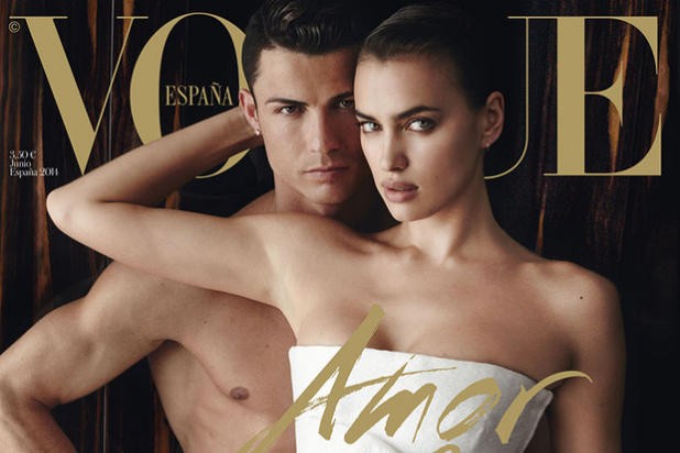 Ronaldo và bạn gái trên trang bìa tạp chí Vogue Tây Ban Nha