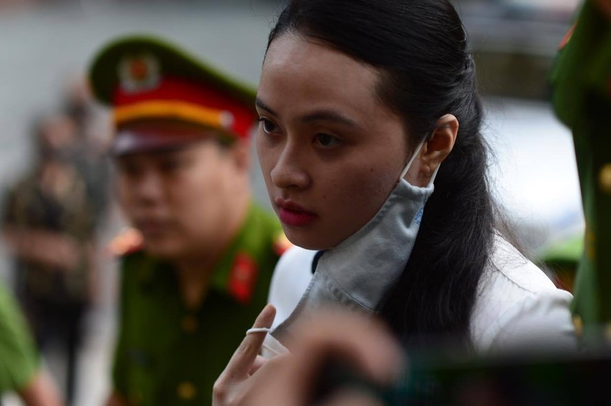 Hogirl Ngọc Miu sáng nay 16/7. Ảnh: Tân Châu