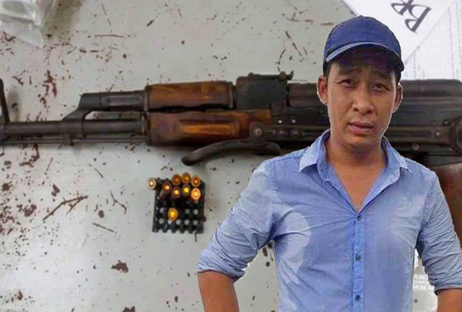 Tuấn 'khỉ' và hung khí gây án.