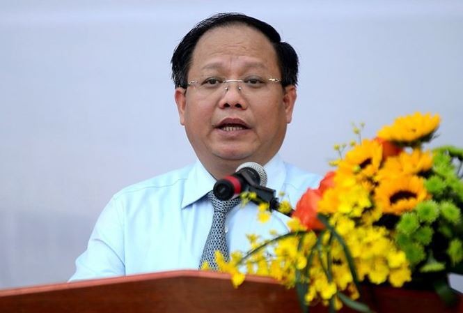 Ông Tất Thành Cang lúc còn đương chức. Ảnh: Huy Thịnh.