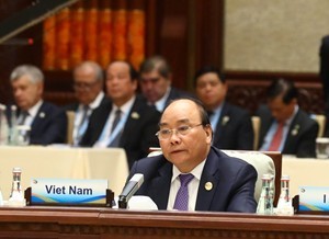 Thủ tướng Nguyễn Xuân Phúc phát biểu tại diễn đàn. (Ảnh: VGP)