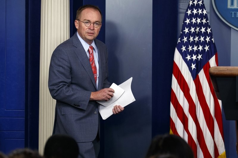 Chánh văn phòng Nhà Trắng Mick Mulvaney. (Ảnh: AP)