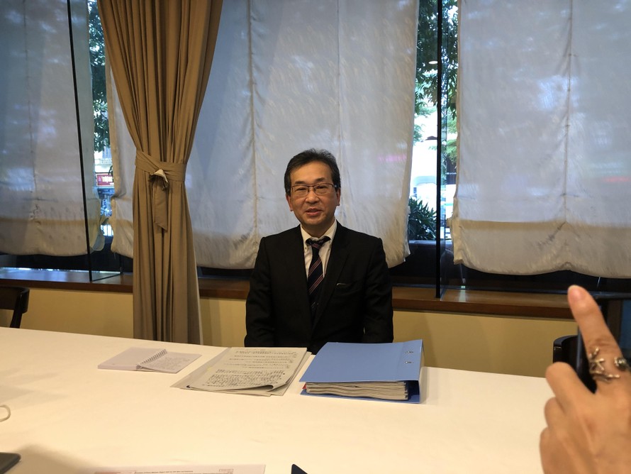 Người phát ngôn Bộ Ngoại giao Nhật Bản Yoshida Tomoyuki. (Ảnh: Bình Giang)