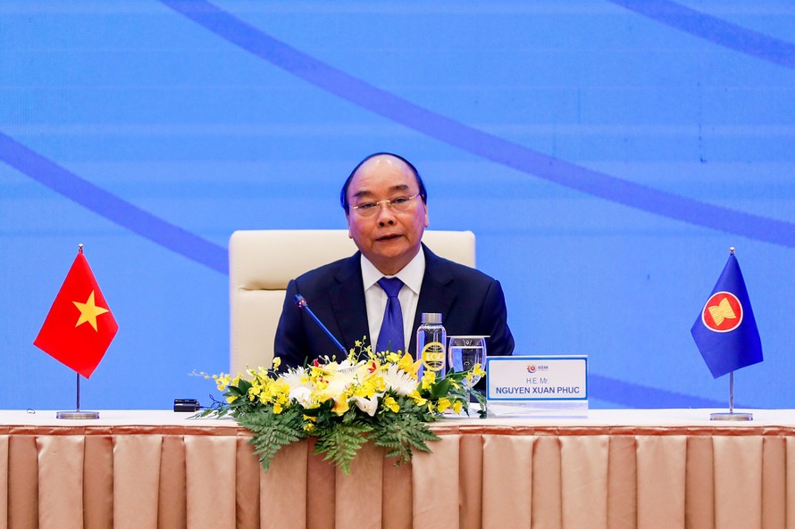 Thủ tướng Nguyễn Xuân Phúc tại cuộc họp báo. (Ảnh: Nhật Minh)