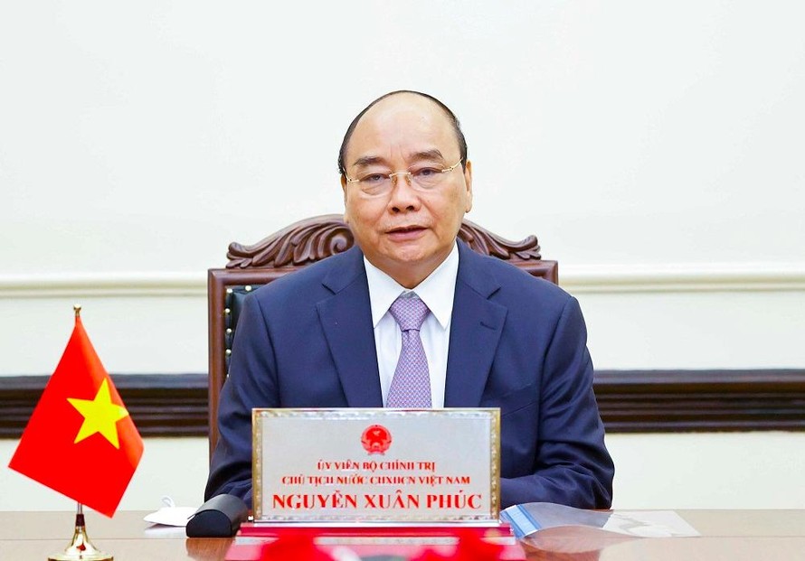 Chủ tịch nước Nguyễn Xuân Phúc. (Ảnh: Mofa)