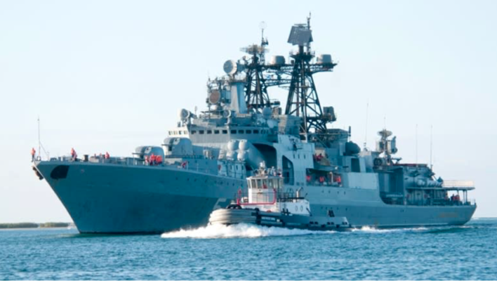 Tàu khu trục lớp Udaloy của Hải quân Nga. (Ảnh: US Navy)