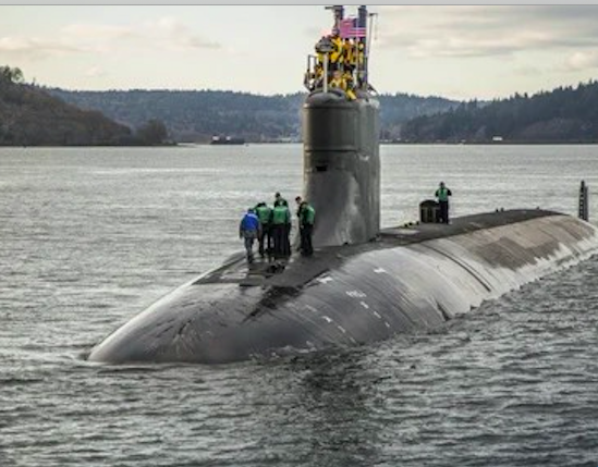 Tàu ngầm hạt nhân của Mỹ. (Ảnh: US Navy)