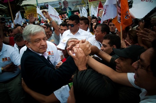 Tổng thống Mexico Andrés Manuel López Obrador tại một sự kiện ở TP Mexico. (Ảnh: Flickr)