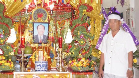 Đám tang ông Nguyễn Văn Thiên.