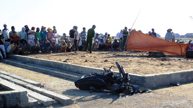 Hiện trường vụ việc.
